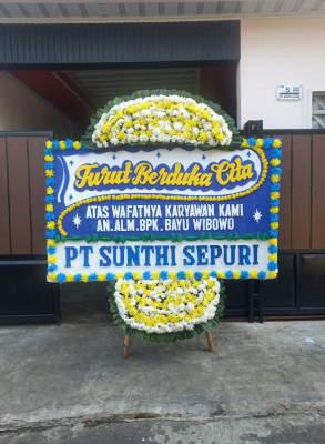 Papan Bunga Duka di Sukamerindu