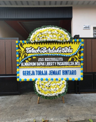 Papan Bunga Duka di Sukamerindu